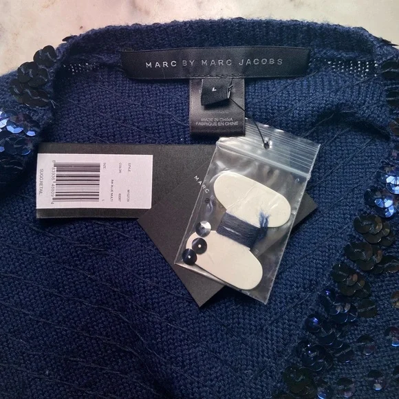 ASO SERENA VAN DER WOODSEN SEQUIN CARDIGAN - LARGE - Picture 2 of 4